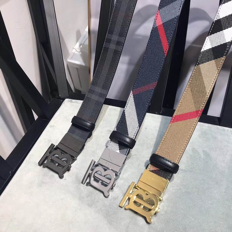 Burberry Belt 34mmX95-125CM 7d58